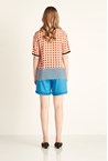RUFFLE SHORT - cove blue